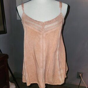 Knox Rose Mauve Y2K inspired Camisole Tank Adjustable Straps sz XS EUC